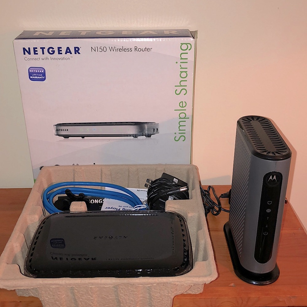 Netgear N150 Wireless Router Wi-Fi Black - Picture 2 of 4